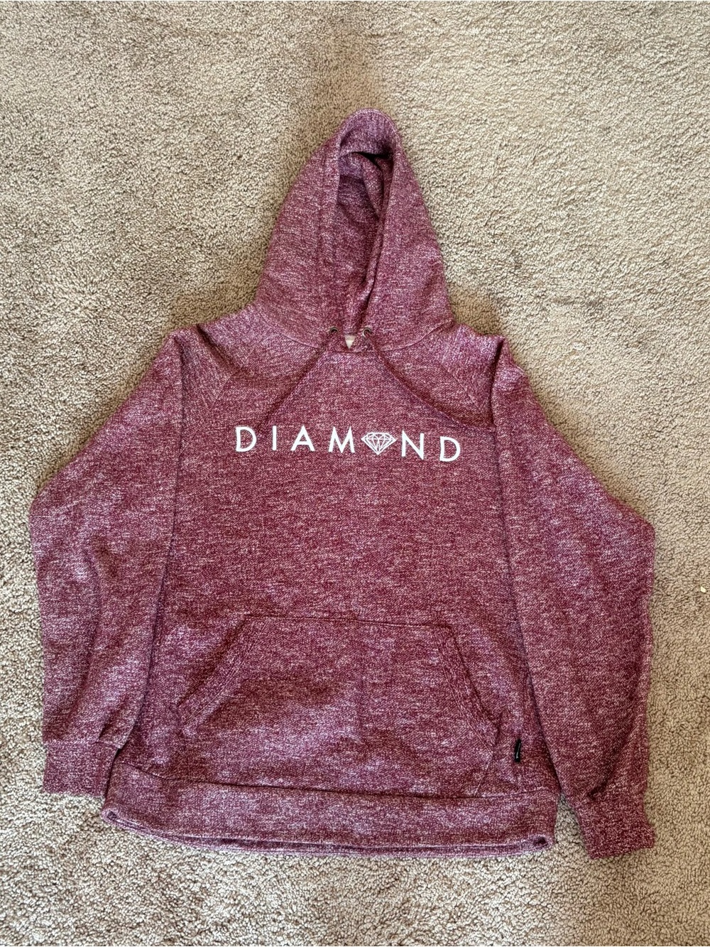Diamond Supply Co. Cream Sherpa Pullover